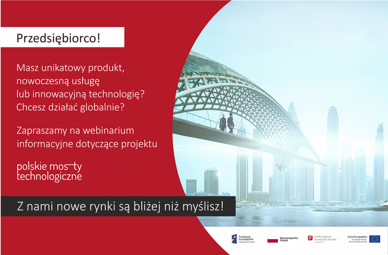 Zaproszenie do konkursu - Polskie Mosty Technologiczne, grafika 