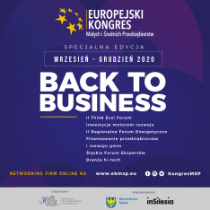 logo EKMŚP, Back to business 