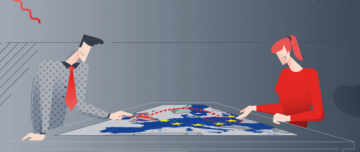 grafika, postacie 2 i mapa europy 