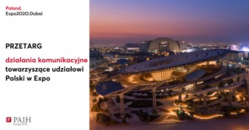 Zaproszenie do przetargu, działania komunikacyjne EXPO DUBAI 