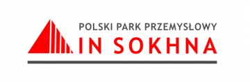 logo Polskiego Parku Przemysłowego Ain Sokhna, czerwone litery na białym tle 